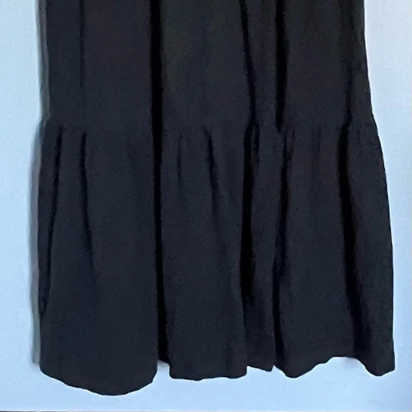 Folk by Hansel from Basel Black Sleeveless Tiered Midi Dress - 29731 - Picture 9 of 12